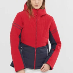 SALOMON EDGE JKT W RED CHILI/NIGHT SKY/WHITE 22 -Rossignol || Salomon || Fischer Winkel 9 100296 edge jkt w red chili night sky white lc1561000 03