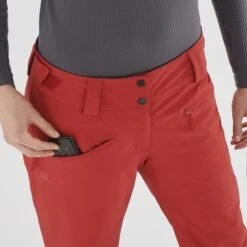SALOMON EDGE PANT W RED CHILI 22 10 SALOMON EDGE PANT W RED CHILI 22 -Rossignol || Salomon || Fischer Winkel 9 102563 edge pant w red chili lc1561600 05