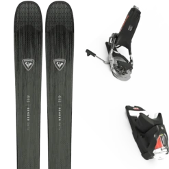 ROSSIGNOL SENDER 106 TI PLUS OPEN + LOOK PIVOT 14 GW B115 BLACK/ICON