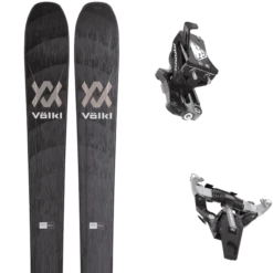 Rossignol || Salomon || Fischer Winkel 15 VOLKL RISE 88 HIGH FLAT + DYNAFIT SPEED TURN BLACK/SILVER