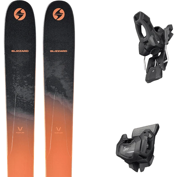 BLIZZARD RUSTLER 11 ORANGE + TYROLIA ATTACK 11 GW W/O BRAKE A 1 BLIZZARD RUSTLER 11 ORANGE + TYROLIA ATTACK 11 GW W/O BRAKE A