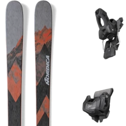 NORDICA ENFORCER 94 GREY RED + TYROLIA ATTACK 11 GW W/O BRAKE A
