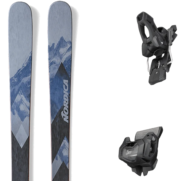 NORDICA ENFORCER 88 SILVER BLUE + TYROLIA ATTACK 11 GW W/O BRAKE A 1 NORDICA ENFORCER 88 SILVER BLUE + TYROLIA ATTACK 11 GW W/O BRAKE A