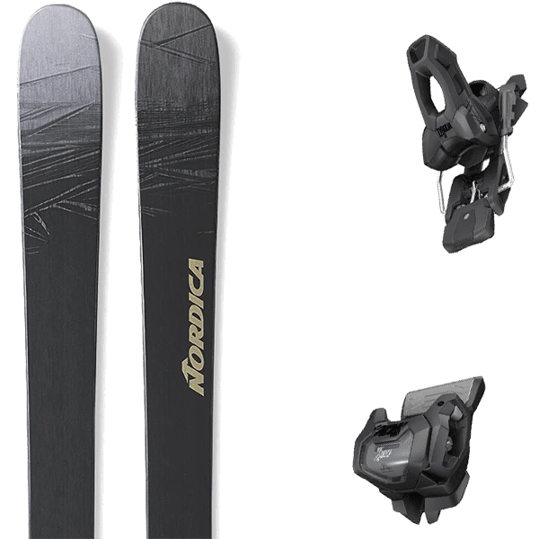 NORDICA UNLEASHED 108 GREY GOLD + TYROLIA ATTACK 11 GW W/O BRAKE A 1 NORDICA UNLEASHED 108 GREY GOLD + TYROLIA ATTACK 11 GW W/O BRAKE A