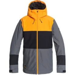 QUIKSILVER SYCAMORE JK M SNJT CHARCOAL BLACK 22