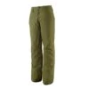 PATAGONIA W'S INSULATED SNOWBELLE PANTS REG PALO GREEN 22