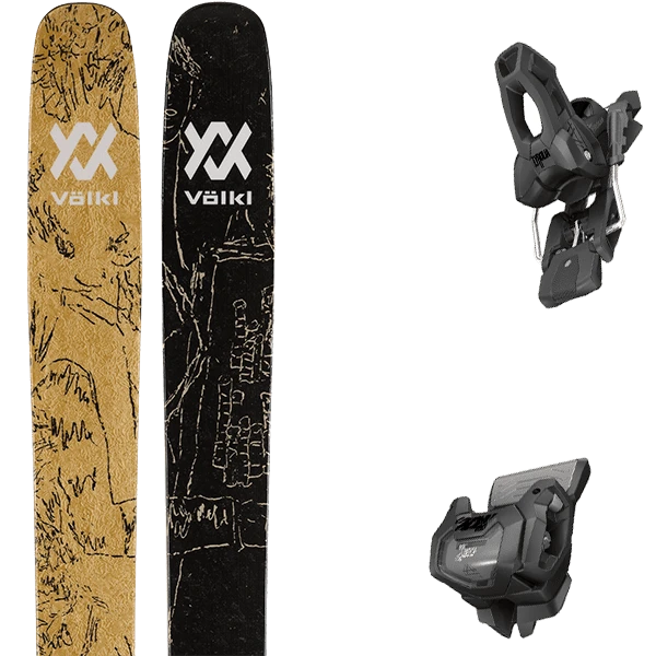 VOLKL REVOLT 121 + TYROLIA ATTACK 11 GW W/O BRAKE A 1 VOLKL REVOLT 121 + TYROLIA ATTACK 11 GW W/O BRAKE A