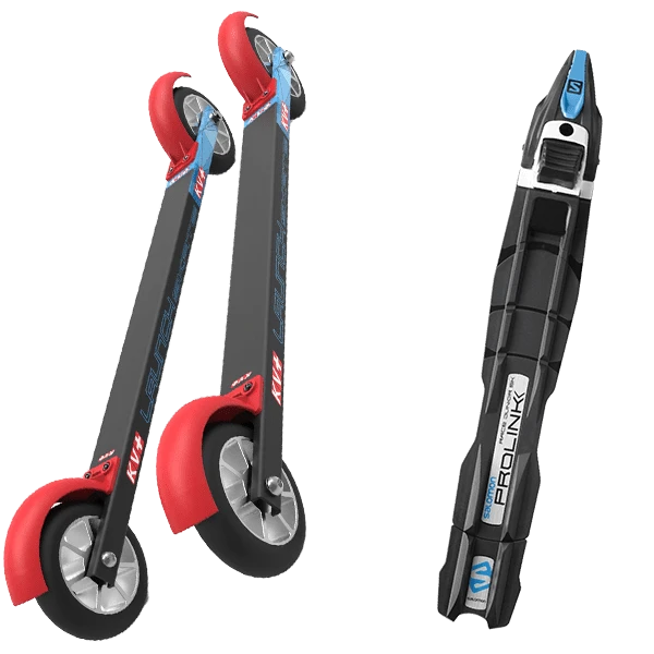 KV+ ROLLERSKI LAUNCH SKATE 53,5 CM + SALOMON PROLINK RACE JR SK 1 KV+ ROLLERSKI LAUNCH SKATE 53,5 CM + SALOMON PROLINK RACE JR SK