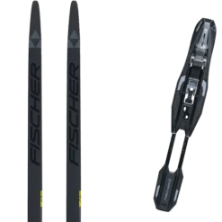 FISCHER TWIN SKIN RACE MEDIUM + FISCHER CONTROL STEP-IN IFP GREY 22