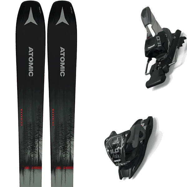 ATOMIC MAVERICK 88 TI MTGREEN/RED + MARKER 11.0 TCX BLACK/ANTHRACITE 1 ATOMIC MAVERICK 88 TI MTGREEN/RED + MARKER 11.0 TCX BLACK/ANTHRACITE