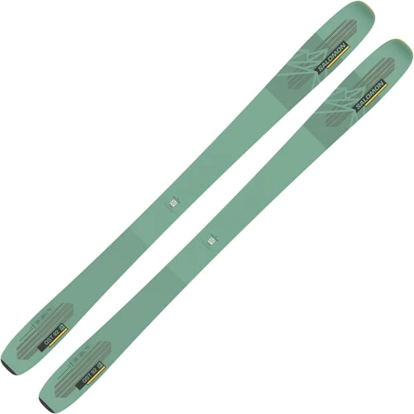 SALOMON N QST 92 GREEN SPRUCE/SOLA + TYROLIA ATTACK 11 GW W/O BRAKE A 2 SALOMON N QST 92 GREEN SPRUCE/SOLA + TYROLIA ATTACK 11 GW W/O BRAKE A - Afbeelding 2