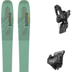 SALOMON N QST 92 GREEN SPRUCE/SOLA + TYROLIA ATTACK 11 GW W/O BRAKE A