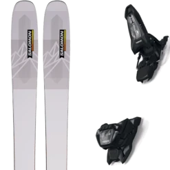 SALOMON N QST 106 EVEN HAZE/ACID G + MARKER GRIFFON 13 ID BLACK