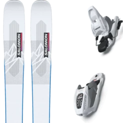 SALOMON N QST BLANK TEAM ILLUSION + MARKER FREE 7 95MM WHITE/SILVER