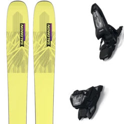 SALOMON N QST STELLA 106 YEL PEAR + MARKER GRIFFON 13 ID BLACK