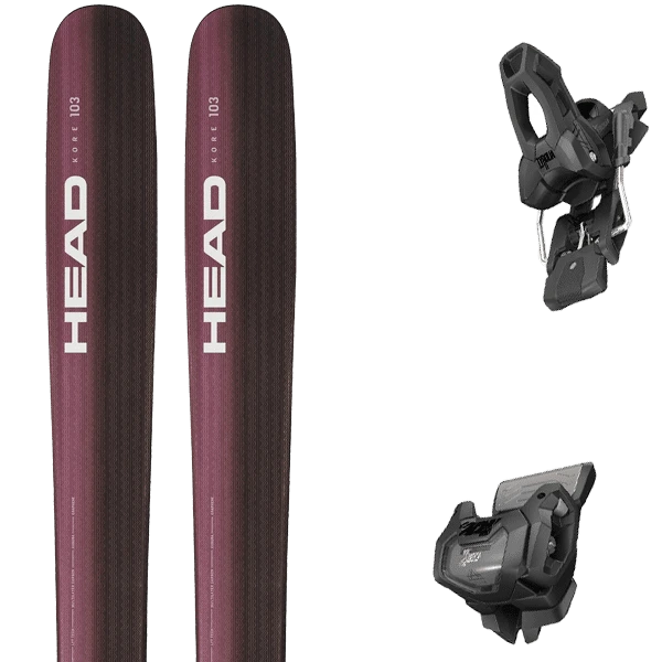 HEAD KORE 103 W + TYROLIA ATTACK 11 GW W/O BRAKE A 1 HEAD KORE 103 W + TYROLIA ATTACK 11 GW W/O BRAKE A