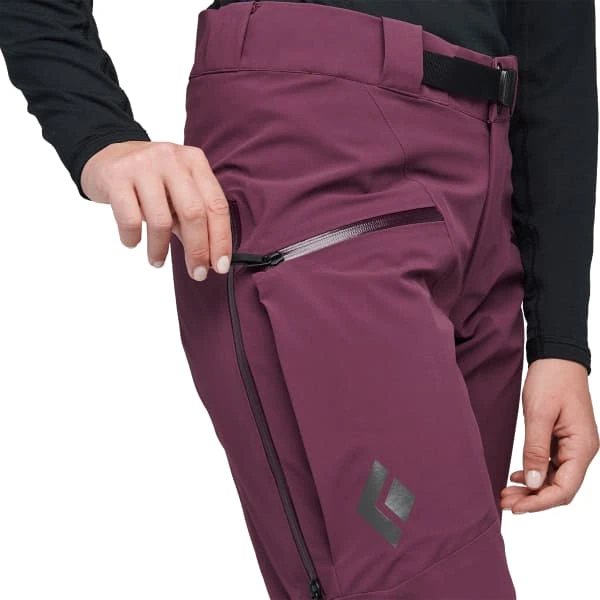 BLACK DIAMOND W RECON STRETCH SKI PANTS BLACKEBERRY 23 6 BLACK DIAMOND W RECON STRETCH SKI PANTS BLACKEBERRY 23 - Afbeelding 6