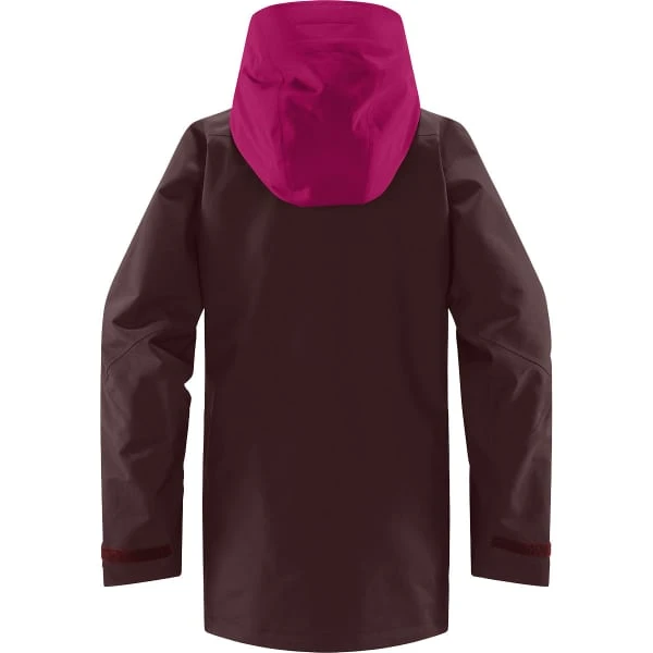 Haglöfs HAGLÖFS ELATION GTX JACKET W BURGUNDY BROWN/DEEP PINK 22 2 Haglöfs HAGLÖFS ELATION GTX JACKET W BURGUNDY BROWN/DEEP PINK 22 - Afbeelding 2