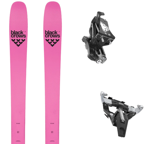 BLACK CROWS CORVUS FREEBIRD + DYNAFIT SPEED TURN BLACK/SILVER 1 BLACK CROWS CORVUS FREEBIRD + DYNAFIT SPEED TURN BLACK/SILVER