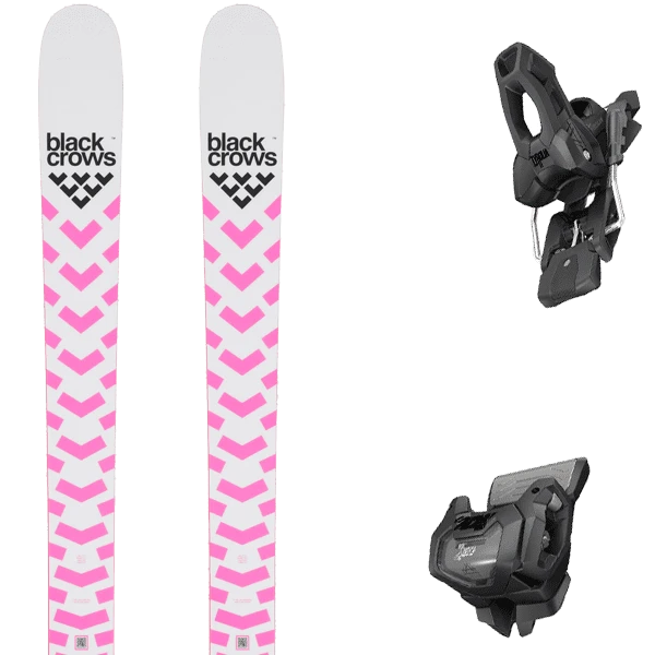 BLACK CROWS CORVUS + TYROLIA ATTACK 11 GW W/O BRAKE A 1 BLACK CROWS CORVUS + TYROLIA ATTACK 11 GW W/O BRAKE A