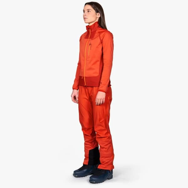 AYAQ NUNATAK HYBRID PANTS W ORANGE SUNRISE 23 2 AYAQ NUNATAK HYBRID PANTS W ORANGE SUNRISE 23 - Afbeelding 2