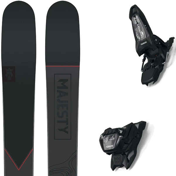 MAJESTY VANGUARD CARBON + MARKER GRIFFON 13 ID BLACK 1 MAJESTY VANGUARD CARBON + MARKER GRIFFON 13 ID BLACK