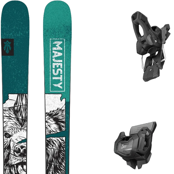 MAJESTY DIRTY BEAR PRO + TYROLIA ATTACK 11 GW W/O BRAKE A 1 MAJESTY DIRTY BEAR PRO + TYROLIA ATTACK 11 GW W/O BRAKE A