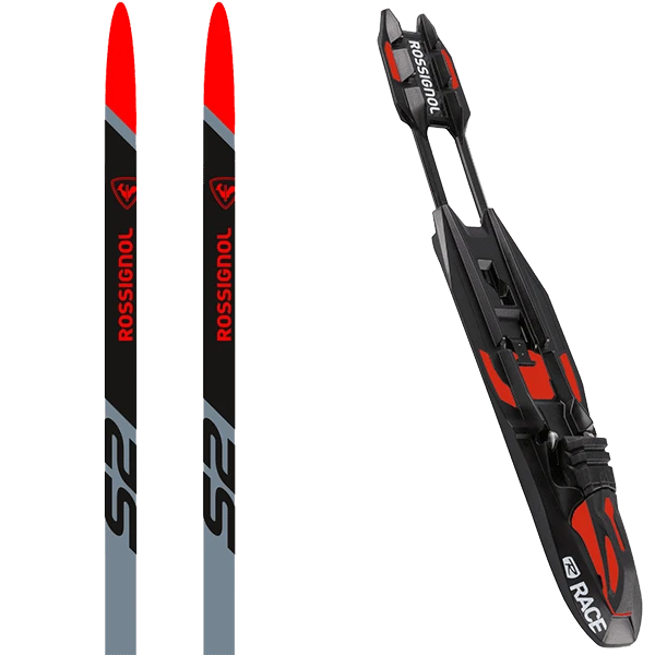 ROSSIGNOL X-IUM SKATING + ROSSIGNOL RACE SKATE RED 1 ROSSIGNOL X-IUM SKATING + ROSSIGNOL RACE SKATE RED