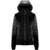 COLMAR LADIES CHARMING VELVET SKI JACKET BLACK-BLACK 23