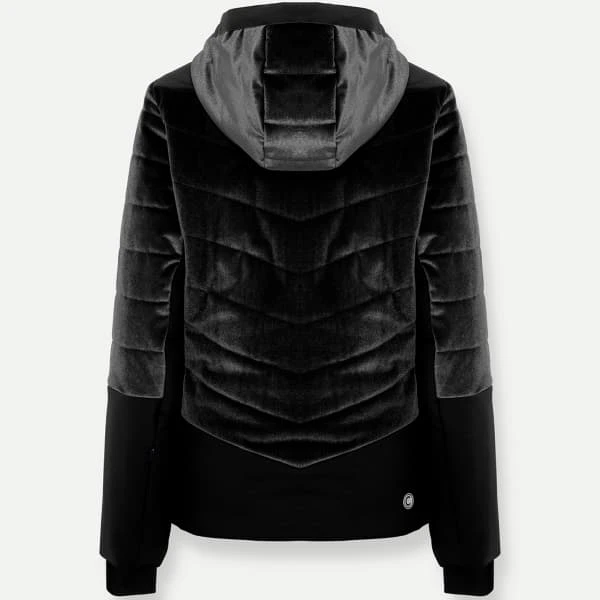COLMAR LADIES CHARMING VELVET SKI JACKET BLACK-BLACK 23 2 COLMAR LADIES CHARMING VELVET SKI JACKET BLACK-BLACK 23 - Afbeelding 2