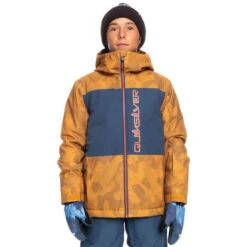 QUIKSILVER SIDE HIT YOUTH JK BUCKTHORN BROWN FA 23