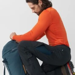 Fjallraven FJÄLLRÄVEN BERGTAGEN TOURING TROUSERS M BLACK 23 -Rossignol || Salomon || Fischer Winkel 9 118328 bergtagen touring trousers m black 86129 550 06