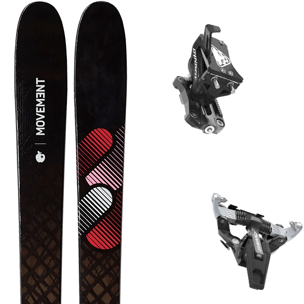 MOVEMENT SESSION 90 W + DYNAFIT SPEED TURN BLACK/SILVER 1 MOVEMENT SESSION 90 W + DYNAFIT SPEED TURN BLACK/SILVER