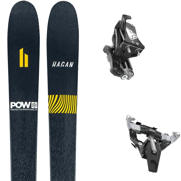 HAGAN BOOST 99 POW + DYNAFIT SPEED TURN BLACK/SILVER 1 HAGAN BOOST 99 POW + DYNAFIT SPEED TURN BLACK/SILVER