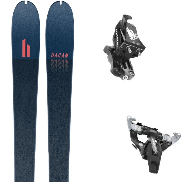 HAGAN PURE 85 + DYNAFIT SPEED TURN BLACK/SILVER 1 HAGAN PURE 85 + DYNAFIT SPEED TURN BLACK/SILVER