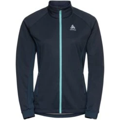 ODLO BRENSHOLMEN JACKET W DARK SAPPHIRE/REEF WATERS 23
