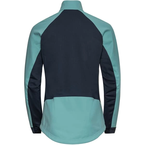 ODLO BRENSHOLMEN JACKET W REEF WATERS/DARK SAPPHIRE 23 2 ODLO BRENSHOLMEN JACKET W REEF WATERS/DARK SAPPHIRE 23 - Afbeelding 2