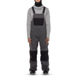 686 MNS HOT LAP INSULATED BIB CHARCOAL CLRBLK 23