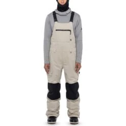 686 MNS HOT LAP INSULATED BIB PUTTY CLRBLK 23