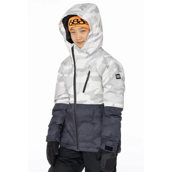 686 BOYS HYDRA INSULATED JKT WHITE CAMO CLRBLK 23 6 686 BOYS HYDRA INSULATED JKT WHITE CAMO CLRBLK 23 - Afbeelding 6