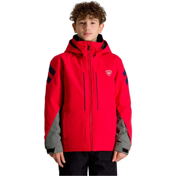ROSSIGNOL BOY SKI JKT SPORTS RED 2 ROSSIGNOL BOY SKI JKT SPORTS RED - Afbeelding 2