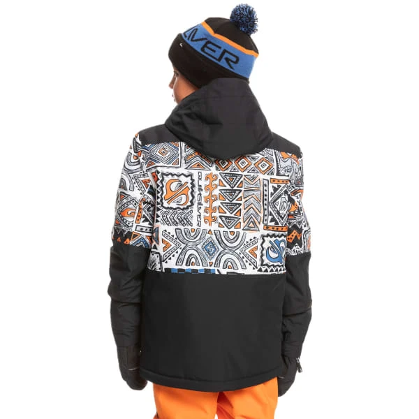 QUIKSILVER MISSION PRINTED BLOCK YOUTH JK RUSSET ORANGE BIG TRIBE 23 2 QUIKSILVER MISSION PRINTED BLOCK YOUTH JK RUSSET ORANGE BIG TRIBE 23 - Afbeelding 2