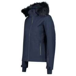 CMP WOMAN JKT ZIP HOOD BLACK BLUE 23 -Rossignol || Salomon || Fischer Winkel 9 120203 woman jkt zip hood black blue 31w0196f n950 03