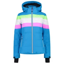 CMP WOMAN JKT ZIP HOOD TURCHESE 23