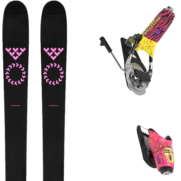 BLACK CROWS CORVUS FIFTEEN + LOOK PIVOT 15 GW B115 PIT VIPER 1 BLACK CROWS CORVUS FIFTEEN + LOOK PIVOT 15 GW B115 PIT VIPER