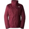 THE NORTH FACE W EVOLVE II TRICLIMATE JKT CORDOVAN/WILD GINGER 23