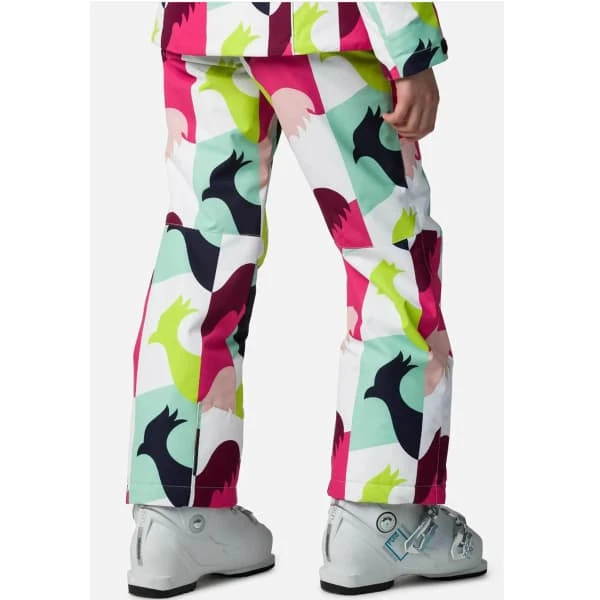 ROSSIGNOL GIRL SKI PR PANT MACRO ROOSTER WHITE 22 2 ROSSIGNOL GIRL SKI PR PANT MACRO ROOSTER WHITE 22 - Afbeelding 2