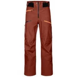 ORTOVOX 3L DEEP SHELL PANTS M CLAY ORANGE 23