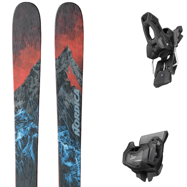 NORDICA ENFORCER 100 RED/BLK + TYROLIA ATTACK 11 GW W/O BRAKE A 1 NORDICA ENFORCER 100 RED/BLK + TYROLIA ATTACK 11 GW W/O BRAKE A