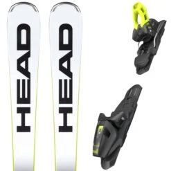 HEAD WC REBELS E.XSR + PR 11 GW BRAKE 78 [G] MATT BLACK/FLASH YELLOW 23
